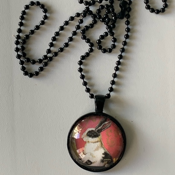 Necklace rabbit pendant charm - Picture 6 of 9